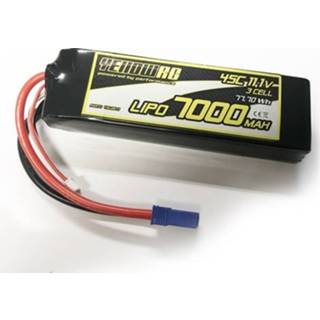 👉 Yellow RC lipo 45c/90c 11,1 volt 7000mah met EC5 stekker