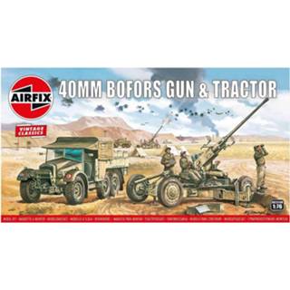 👉 Airfix 1/76 Bofors 40mm Gun & Tractor Vintage Classics
