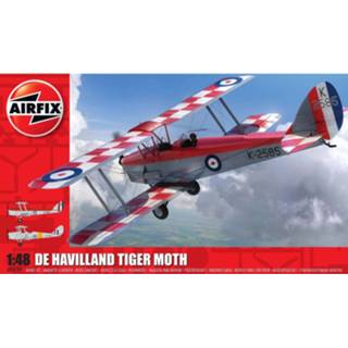 👉 Bouwdozen Leger Vliegtuigen Airfix 1/48 De Havilland Tiger Moth 5055286659607