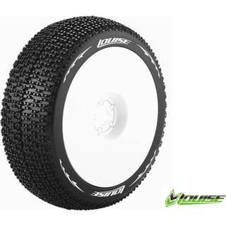 👉 Louise B-MAGLEV Soft banden op witte disc velgen voor 1/8 buggy