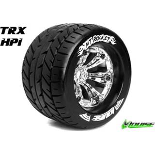 👉 Velg medium Louise MT-ROCKET banden op chrome velgen voor 1/8 MT - 0 offset 5413911251105
