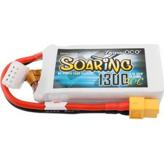 👉 GensAce Lipo 30c 11,1 volt 1300mah met XT60 stekker 6928493378755