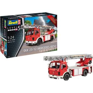 👉 Bouwdozen Trucks bouwpakket Revell DLK 23-12 Mercedes Benz 1419 F / 1422 4009803075044