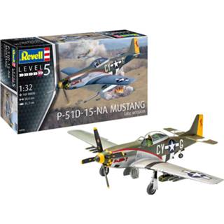 👉 Bouwdozen Leger Vliegtuigen Revell 1/32 P-51D-15NA Mustang (Late Version) 4009803038384