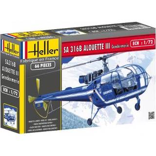 Heller 1/72 SA 316B Alouette lll Gendarmerie
