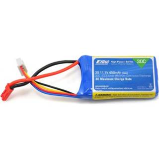 👉 E-Flite Lipo 30c 11,1 volt 450mah met JST Stekker