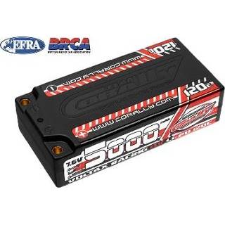 👉 Team Corally - Voltax 120C 5000mAh 2S Competition LiPo HV accu - Shorty