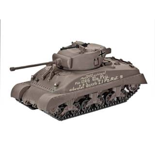 👉 Bouwdozen Leger Tanks bouwpakket Revell 1/72 Sherman M4A1 4009803003290