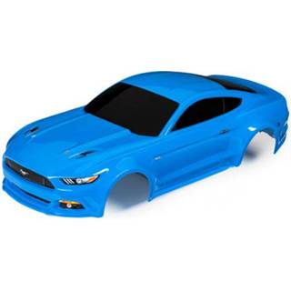 👉 Body, Ford Mustang, Grabber Blauw (gespoten, stickers reeds geplakt)