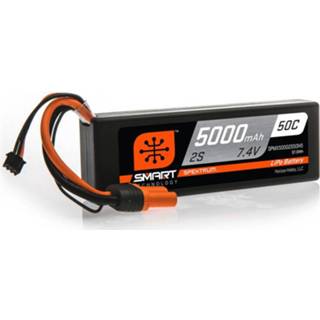 👉 Lipo accu Spektrum 7.4V 5000mAh 2S 50C Smart met IC5 stekker 605482418284