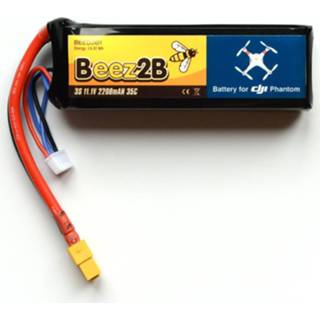 👉 Beez2b Lipo 35c 11,1 volt 2200mah met XT60 stekker - DJI Phantom
