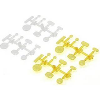 👉 Lens geel Axial LED Set - Yellow/Clear (4pcs) (AX80049) 8774930079734