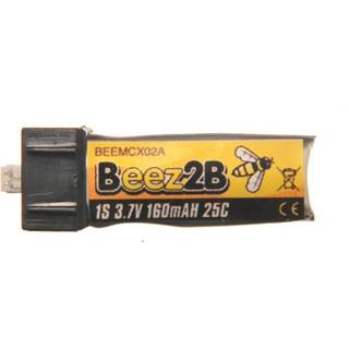 👉 Beez2B 160mAh 1S 3.7V 25C LiPo accu - MSR - MSR X