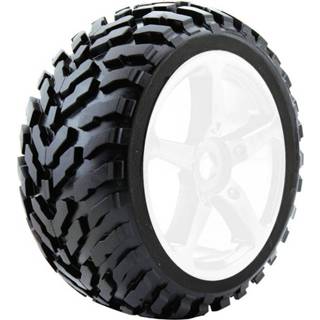 👉 Velg witte Fastrax Arrow banden op velgen (0 offset) - 1/8 Truggy 5055323982330