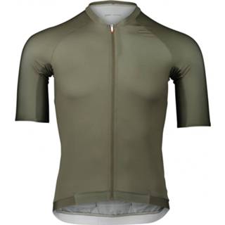 👉 Fiets shirt XXL mannen grijs olijfgroen POC - Pristine Jersey Fietsshirt maat XXL, olijfgroen/grijs 7325549936195