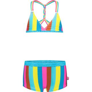 👉 Bikini meisjes Just Beach triangel - Boho streep 8720173793562