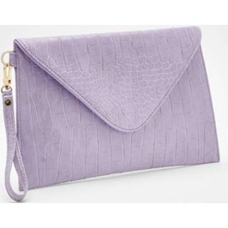 Handtas One Size lilac Met Flap,