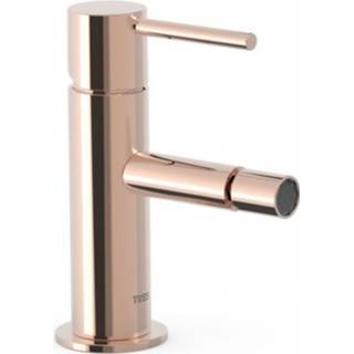 👉 Bidetmengkraan goud Tres Study Exclusive Hendel Uitloop Recht 8 cm Rond Rosé 8429546542300