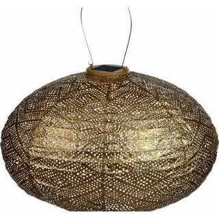 👉 Lampion Ikat-Goud Lumiz - Ovaal 40cm