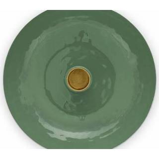 👉 Kaarsenhouder donkergroen Pip Studio - metal 16cm Green