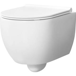 👉 Wandcloset wit glans XenZ Gio Diepspoel 50.5x35 cm 8720247049243