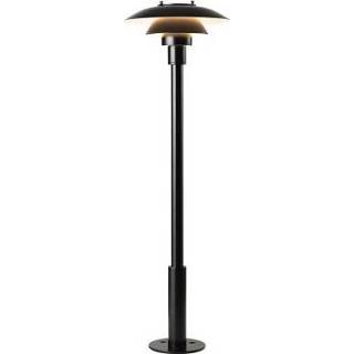 👉 Vloerlamp zwart RVS Louis Poulsen PH 3-2½ Bollard - 5703411167472