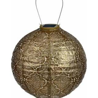 👉 Lampion Bazaar-Goud Lumiz - Rond 30cm