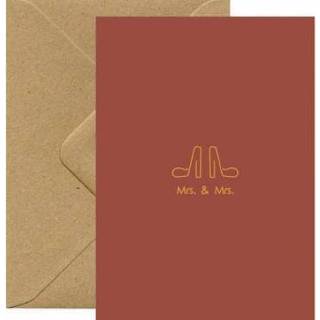 Wenskaart mrs Atelier Amelie - Trouwen en