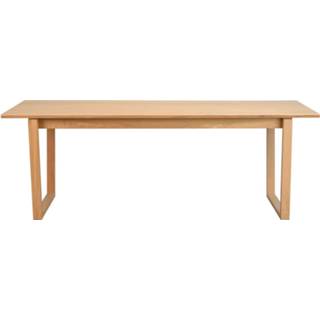 👉 Eettafel houten bruin Colonsay verlengbare naturel - 215 x 96 cm 8720246138832