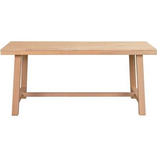 👉 Eettafel houten bruin Brooklyn verlengbare naturel - 170 x 95 cm 8720604641295