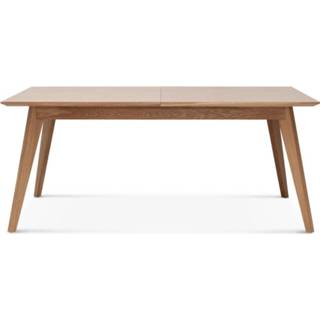 👉 Eettafel houten bruin Marlin uitschuifbare naturel met verlengstuk - 180 tot 260 x 100 cm 8718924257487