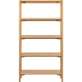👉 Boekenkast houten hout bruin Floris naturel - 86 x 160 cm 8720604641615