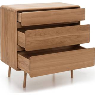👉 Ladekast houten hout bruin Fawn drawer naturel - 90 x cm 8718924256893