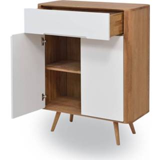 👉 Ladekast houten hout bruin Ena dresser 90 naturel - x 110 cm 8718924255919
