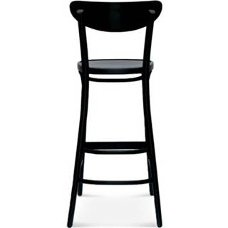 👉 Houten barkruk zwart Musa - 75 cm 8720604640885