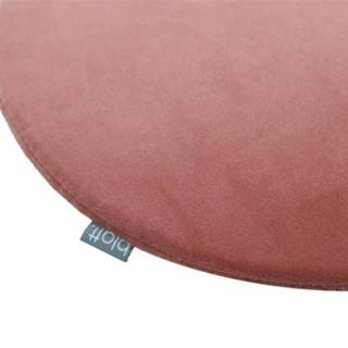 👉 Zitkussen roze velvet Nolon universeel rond zacht 8720246134216