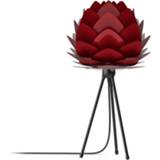 👉 Aluvia Mini tafellamp forest green - met tripod zwart - Ø 40 cm