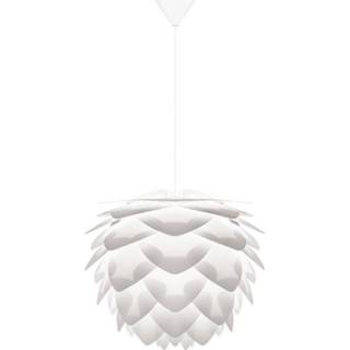 👉 Hanglamp wit kunststof Silvia Mini white - met koordset Ø 32 cm 8718924250396