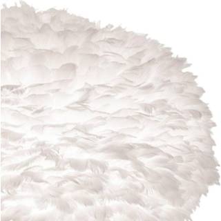 👉 Tafellamp wit zwart veren Eos Mini white - met tripod Ø 35 cm 8718924252314