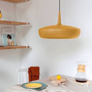 👉 Hang lamp aluminium geel Clava Dine hanglamp ochre - Ø 43 cm 5710302023021
