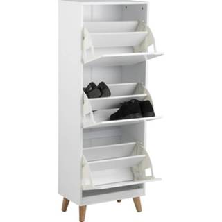 👉 Schoenenkast wit houten hout Fabienne 8720246136623