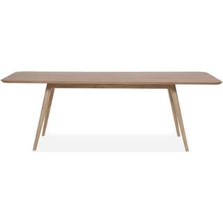 👉 Eettafel houten bruin Stafa table whitewash - 160 x 90 cm 8720246138535