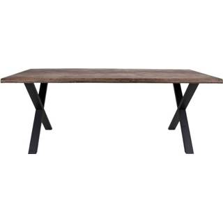 👉 Eettafel bruin Fendi eikenhouten - 200 x 95 cm 8720604640809