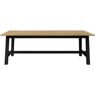 👉 Eettafel houten bruin Daya naturel - 220 x 95 cm 8719497686230