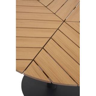 👉 Terrastafel bruin Bente ronde tuintafel - Ø 113 cm 8720604641882