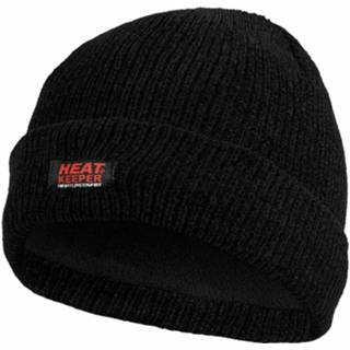 👉 Muts zwart One Size vrouwen Heatkeeper Dames Thermo Chenille 8718051597975