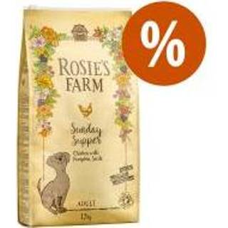 👉 Hondenvoer 12 kg Rosie's Farm voor een speciale prijs! - Kip 4062911011908