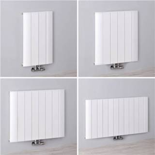 👉 Design radiatoren aluminium wit Radiator Horizontaal 60cm Hoog | Kies de Breedte Aurora 5051752583636