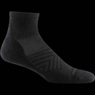 👉 Sock zwart Darn Tough Run 1/4 Ultra-Lightweight Cushion