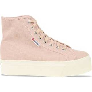 Roze unisex stock vrouwen Superga 2708 HI Top Dames